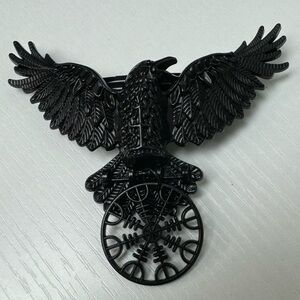 Black Raven Barrette - New
